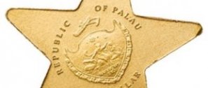 Монета государства Палау в форме звезды